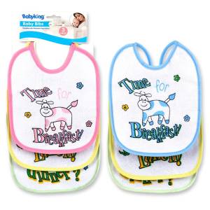 Baby King 3-pack bib set Min 4 sets