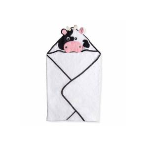 100% cotton hooded towel - Cow 30"x30"