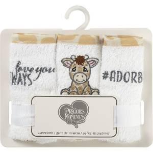 620281740138 / Precious Moments 3-pack 100% cotton embroider