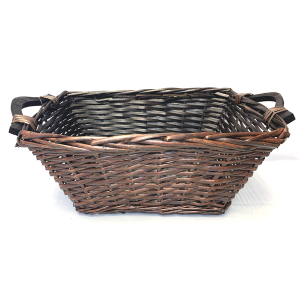 Rectangular willow basket