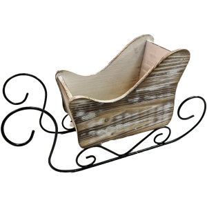 Small Wood & metal sleighs