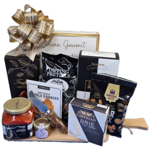 "Wine & Cheese" engraved bamboo board gift basket kit.  All you need to make 12 Gift Baskets