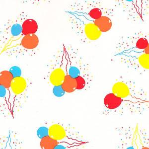CEL2-Balloons Printed Cellophane roll 40"x100'