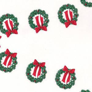 Wreath Printed Cellophane roll 40"x100'