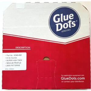 Glue Dots (Made in USA) - 2000 Dots / Box, Super High Tack