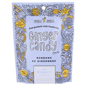 Gem Gem Just Ginger candy 99 gr., 12/cs