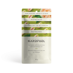 Handfuel Dry roasted Himalayan salt pistachios 40 gr., 12/cs