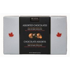 Made assorted Ice Wine chocolates (milk & dark) 120 gr.,