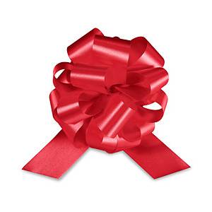 PB4RD - 4" Matte Pull Bows - 50 bows/case - Red