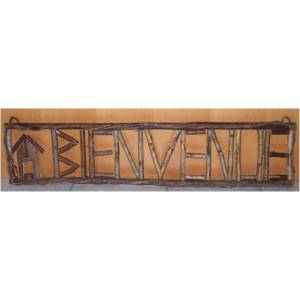 PL534FR - Twig Bienvenue sign