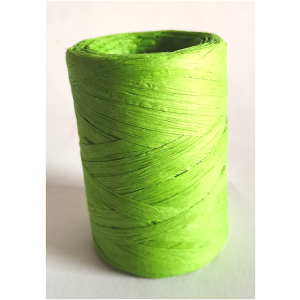 RAF100LM - Paper Raffia 100 meters (328 ft/109 yd) - LIME GR