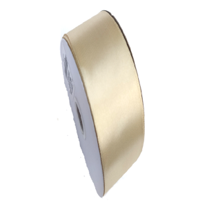 STN50CHMP - 1.5" Wide Satin ribbon, 50 yards - CHAMPAGNE