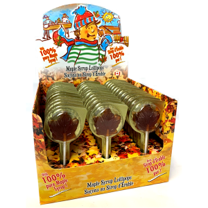 <p>Canada True Maple Syrup lollipops 20 gr., 36pcs. / Display Case</p>